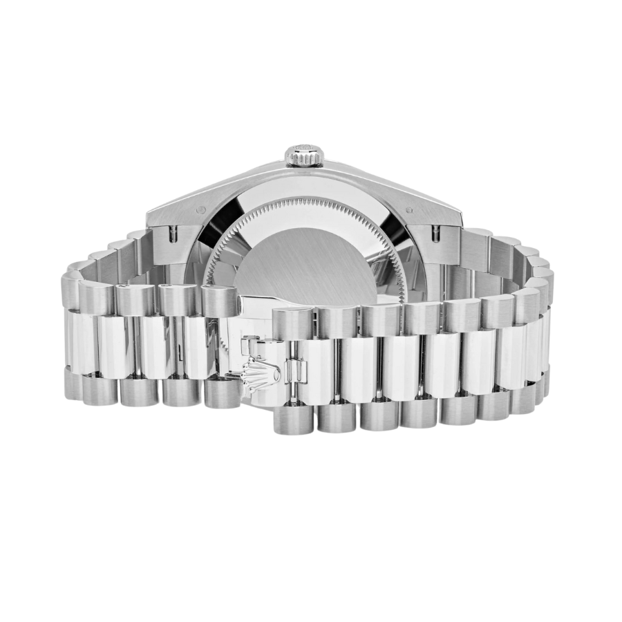 Rolex day-date white gold meteorite